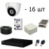 Комплект видеонаблюдения Dahua на 16 камер - HDCVI 1МП