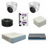 Комплект видеонаблюдения Hikvision на 2 FullHD камеры - IP 2МП