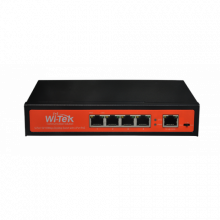 Wi-Tek WI-PS205 4-х портовый неуправляемый POE коммутатор Wi-Tek WI-PS205 4-х портовый неуправляемый POE коммутатор