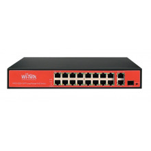 Wi-tek WI-PS518GV 16-ти портовый POE коммутатор