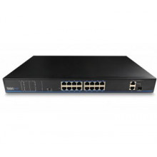 Utepo UTP1-SW1602TS-POE 16-ти портовый неуправляемый PoE коммутатор Utepo UTP1-SW1602TS-POE 16-ти портовый неуправляемый PoE коммутатор