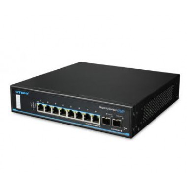 Utepo UTP3-GSW0802S-POE 8-ми портовый неуправляемый PoE коммутатор