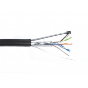 Кабель витая пара внешний ДКЗ CCA FTP 4x2x0,5 мм PE с проволокой - Биметалл