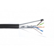Кабель витая пара внешний ДКЗ CCA FTP 4x2x0,5 мм PE с проволокой - Биметалл