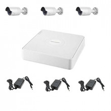 Комплект IP Hikvision камер  - 3 уличные беспроводные камеры