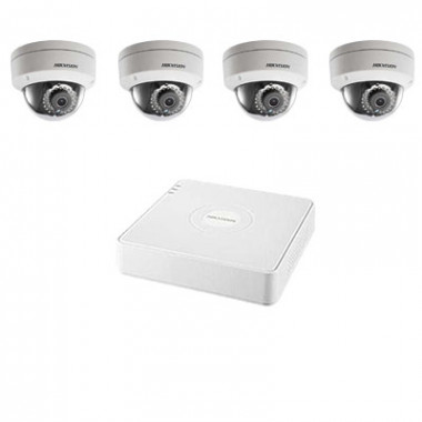Комплект видеонаблюдения - на 4 камеры Hikvision