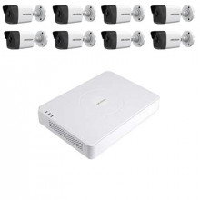 Комплект IP Hikvision камер  - 8 уличных камер