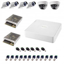 Комплект TURBO HD - 2 широкоугольные камеры + 4 уличные Комплект TURBO HD - 2 широкоугольные камеры + 4 уличные