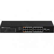Dahua DH-PFS3117-16ET-135 16-портовый неуправляемый POE коммутатор Dahua DH-PFS3117-16ET-135 16-портовый неуправляемый POE коммутатор