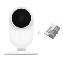 Xiaomi Mi Home с картой памяти 64Гб - комплект 1 внутренняя WiFi камера Xiaomi Mi Home с картой памяти 64Гб - комплект 1 внутренняя WiFi камера