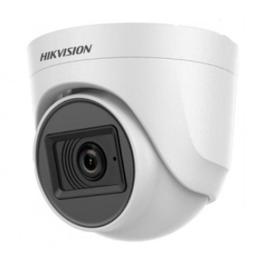 DS-2CE76H0T-ITPFS (3.6 мм) 5Мп Turbo HD видеокамера Hikvision с встроенным микрофоном