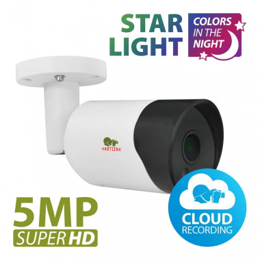 Partizan IPO-5SP Starlight v1.0 Cloud IP камера 5MP 